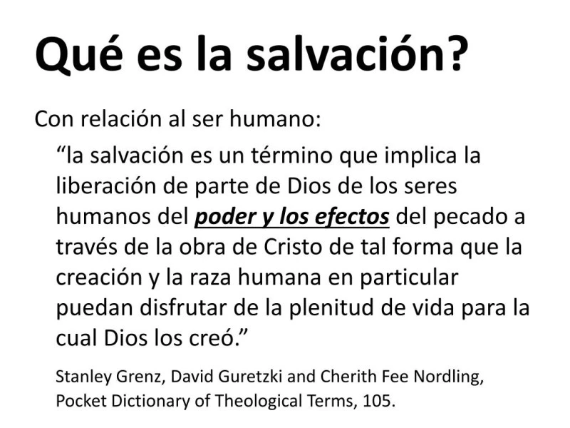 Significado de la salvación: ¿Cuál es?