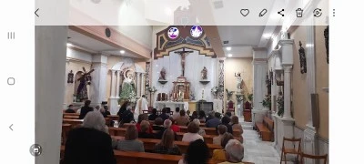 La segunda entrada en Parroquia de Santa María del Rosario esta en PLAZA DE CONSTITUCION